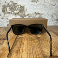 Burberry Black Tan Plaid Sunglasses W/ Box