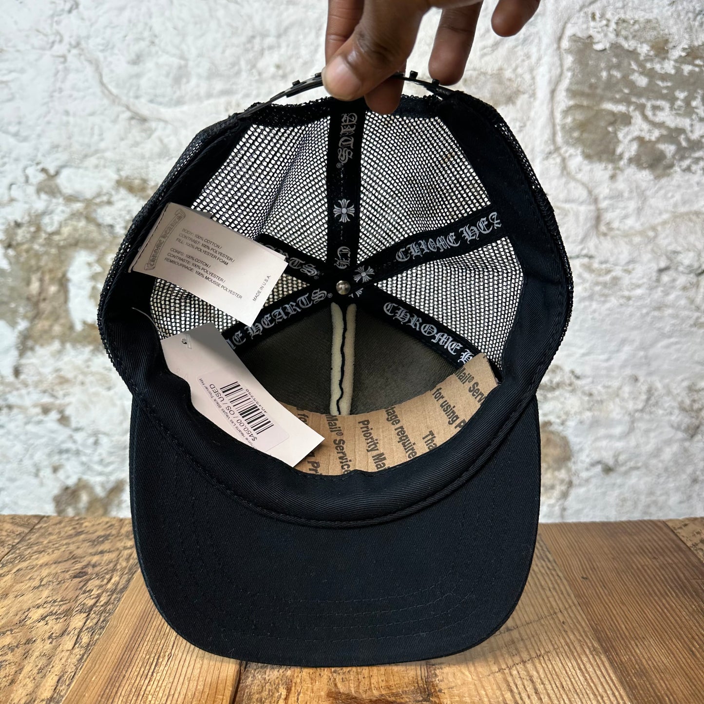Chrome Hearts Las Vegas Black Trucker Hat