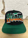 Hellstar Records Black Green Orange Snapback Hat DS