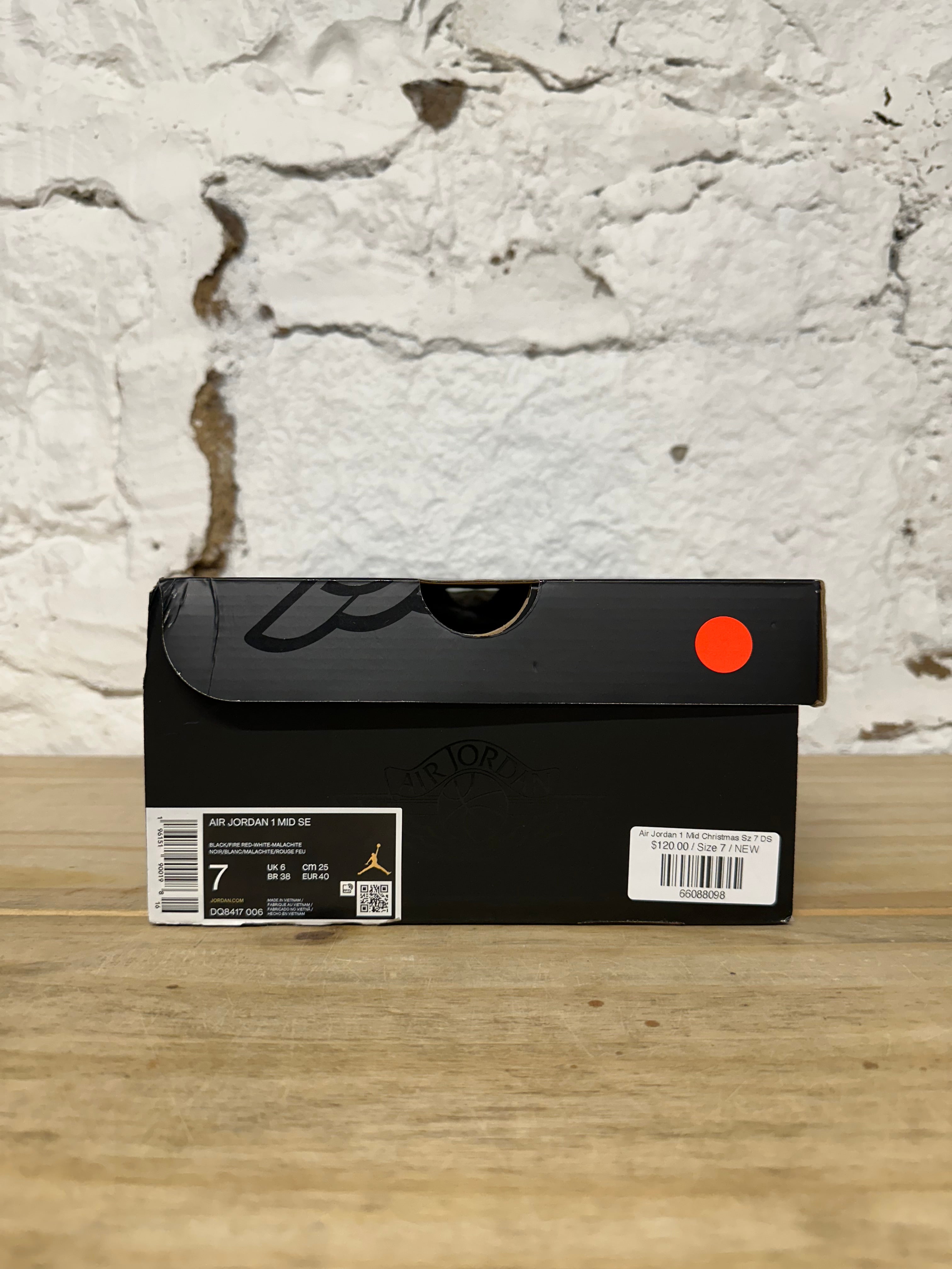 Air Jordan 1 Mid Christmas Sz 7 DS – The Gallery Online