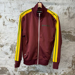 Palm Angels Burgundy Track Jacket Sz M