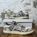 Amiri Washed Denim Skeleton Grey White Sneaker Sz 9 (42)