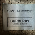 Burberry Ramsey Green Beige Grey Sneaker Sz 8 (41)