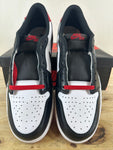 Air Jordan 1 Low Black Toe Sz 12 DS