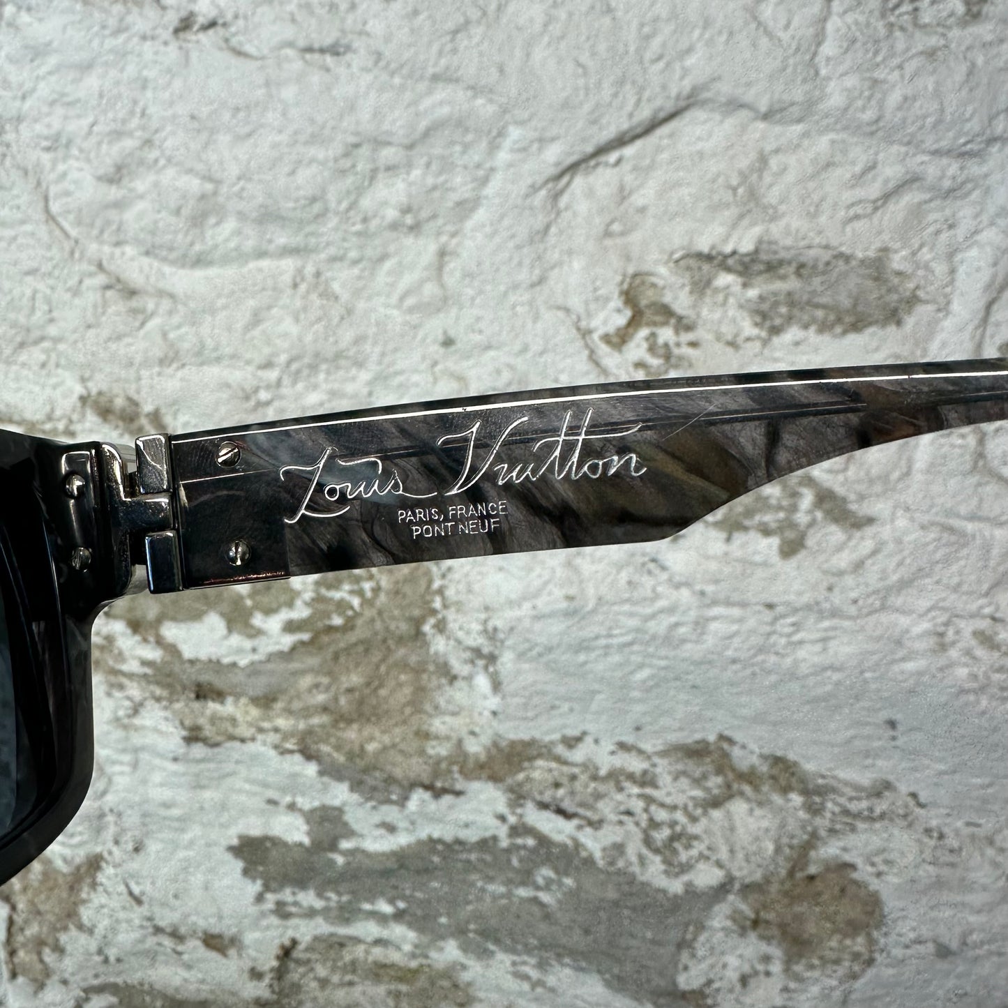 Louis Vuitton Millionaire Black Marble Sunglasses W/ Box