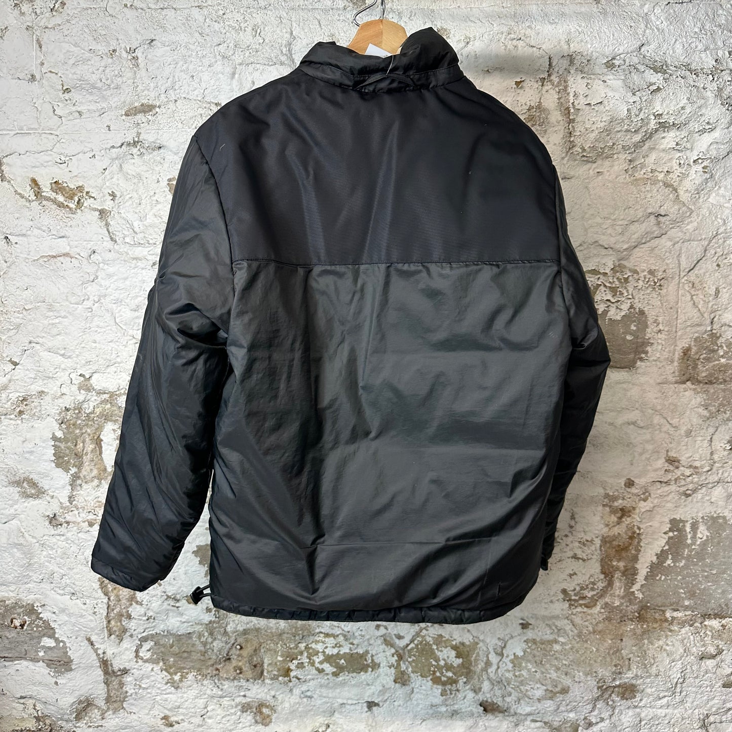 Burberry Tan Plaid Black Reversible Puffer Jacket Sz S (Stains)