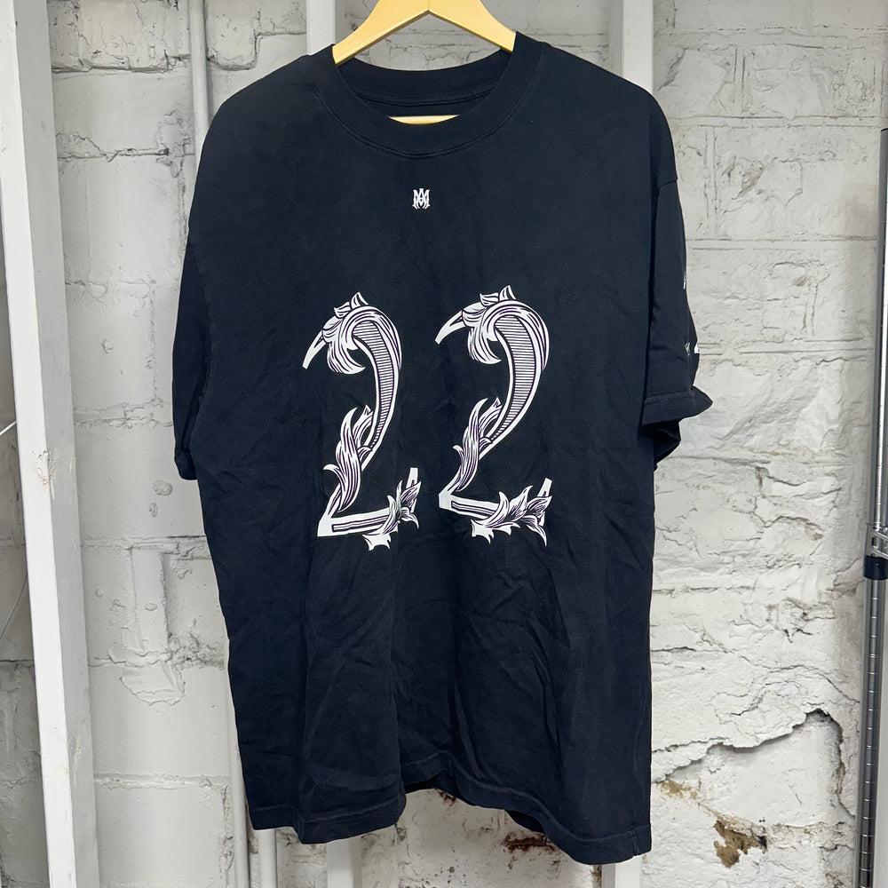 Amiri 22 Black T-Shirt Sz XL