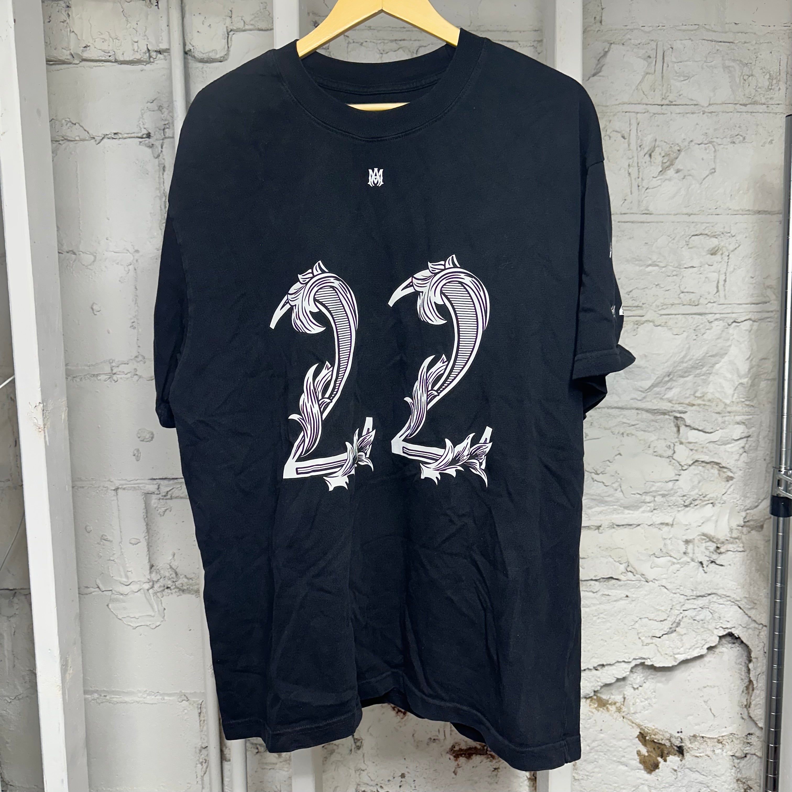 Amiri 22 Black T-Shirt Sz XL