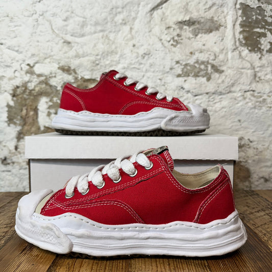 Maison Mihara Red White Hank Sneaker Sz 8 (41)