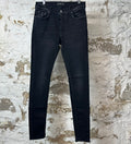 Amiri Plain Black Denim Jeans Sz 31