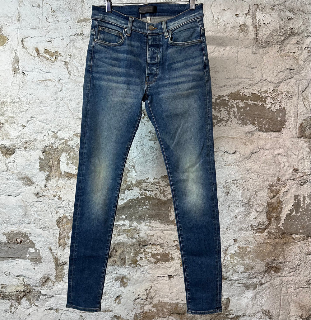 Amiri Plain Dark Blue Denim Jeans Sz 29