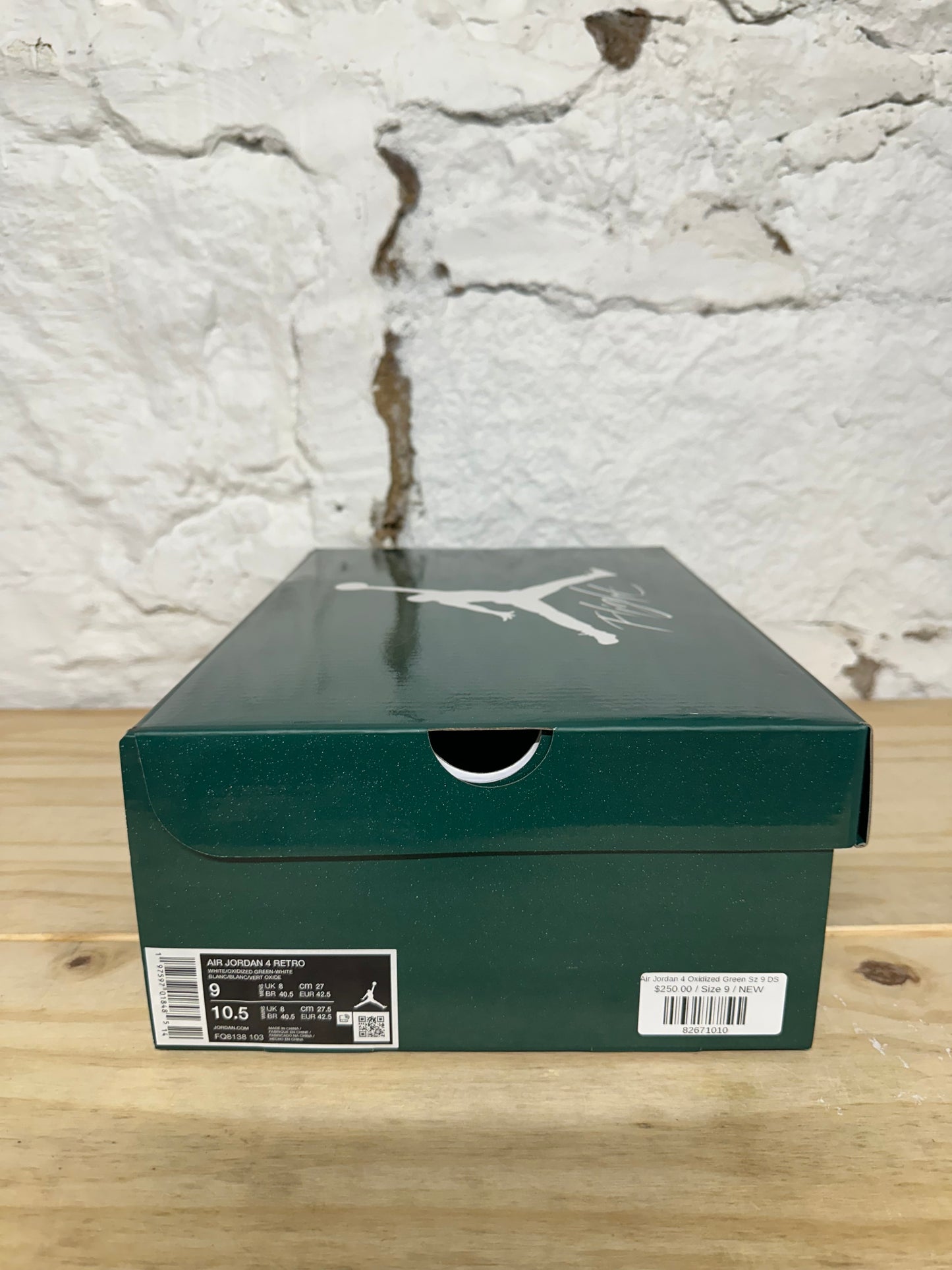 Air Jordan 4 Oxidized Green Sz 9 DS