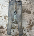 Amiri Multicolor Paisley Blue Denim Jeans Sz 34