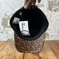 Burberry Brown TB AOP Logo Hat Sz L