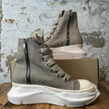 Rick Owens Jumbo Lace Abstract Dirty Pearl Milk Sneaker Sz 13 (46)