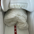 Prada Americas Cup Red Patent Grey White Sneaker Sz 11 DS