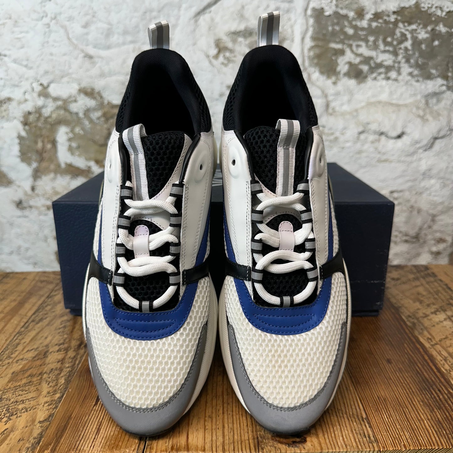 DIor B22 White Blue Black Sneaker Sz 12 (45)