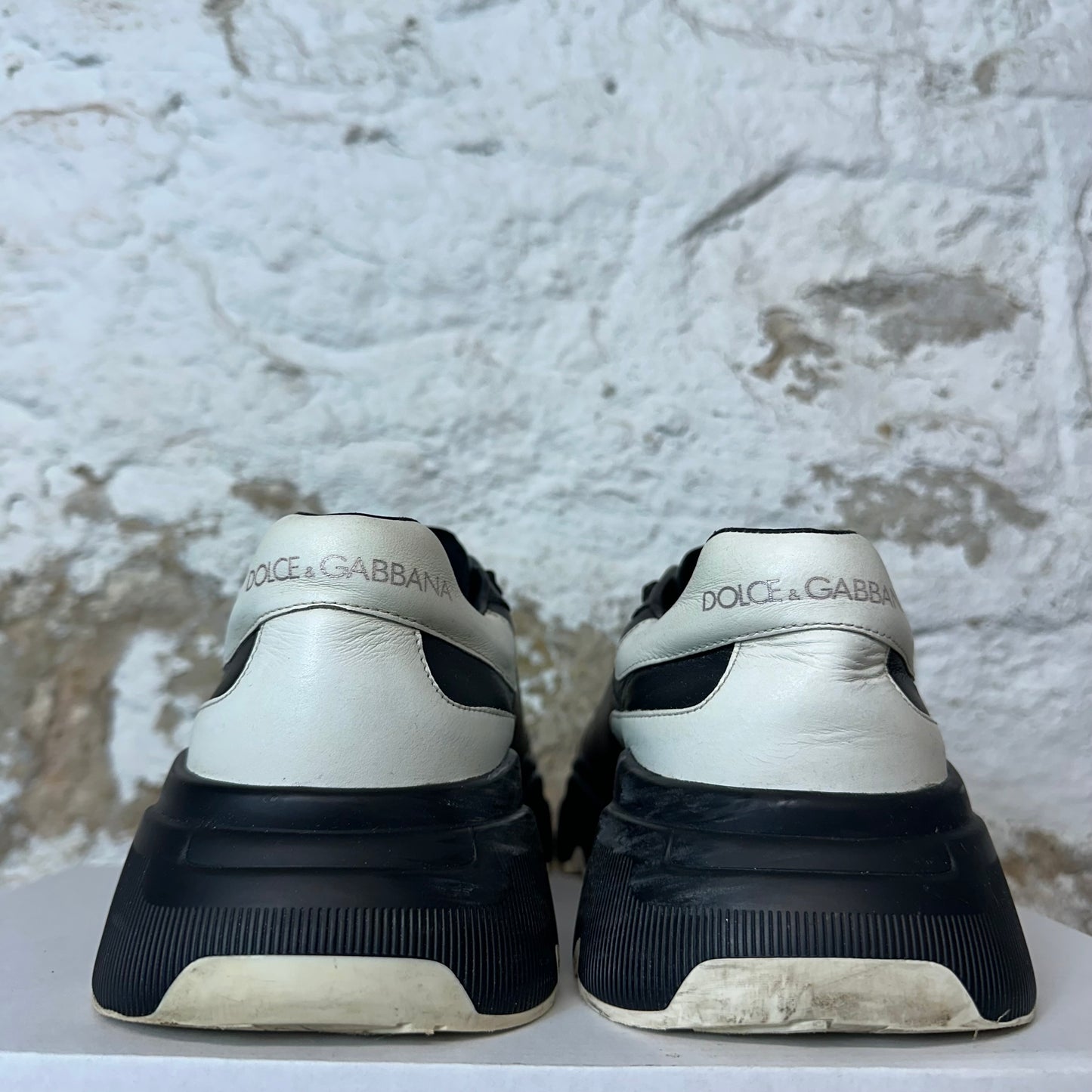 Dolce Gabbana Black White Daymaster Sneaker Sz 9