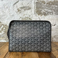 Goyard Jouvence Grey Monogram Toiletry Bag