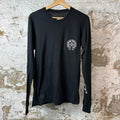 Chrome Hearts Las Vegas Horseshoe L/s Black Sz S
