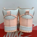 Nike Dunk High Sail Crimson Tint Sz 5.5Y (7W)