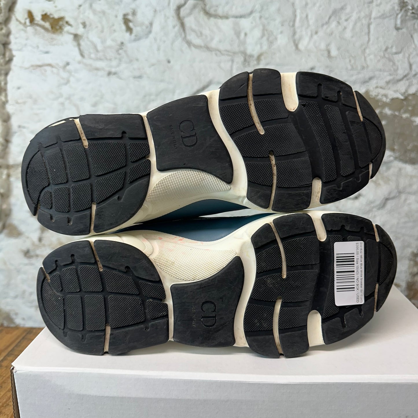 Dior B22 Yellow Blue White Sneaker Sz 10 (43)
