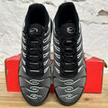Nike Air Max Plus Black White Silver Sz 9.5