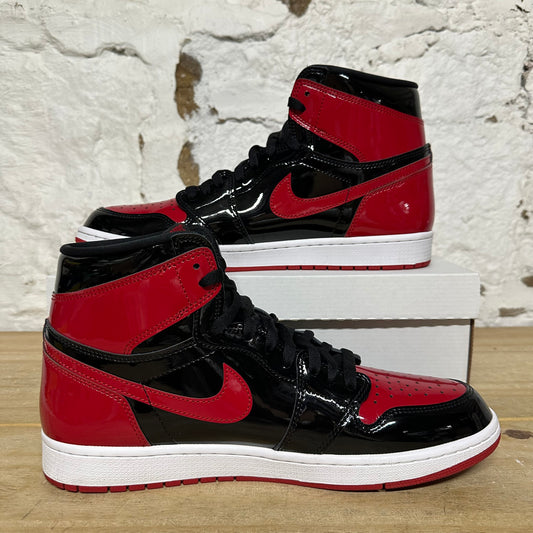 Air Jordan 1 High Patent Bred Sz 13