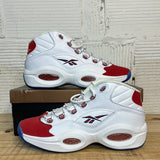 Reebok Question Mid Red Toe 25th Anniversary Sz 11 DS