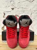 Air Jordan 5 Red Suede Sz 8