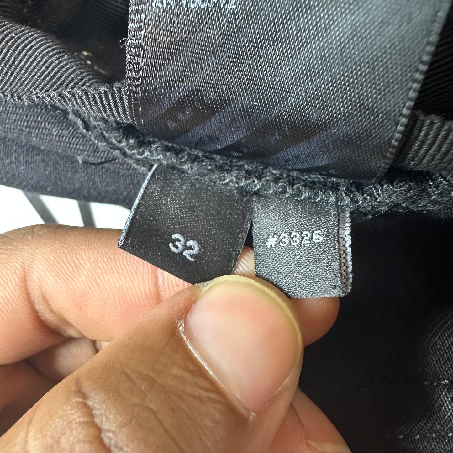 Amiri MX1 Silver Patch Black Denim Jeans Sz 32