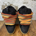 Lanvin Curb Multicolor Lace Black Sneaker Sz 9 (42)