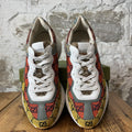 Gucci Rhyton Multicolor GG Monogram White Sneaker Sz 8