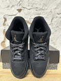 Air Jordan 3 Black Cat Sz 9 DS