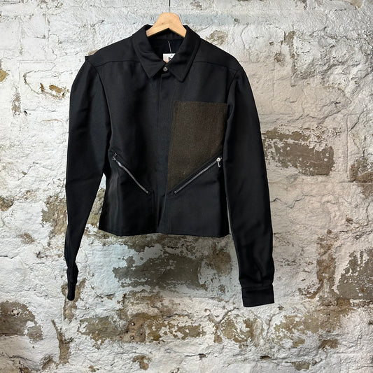 Rick Owens Alice Tour Zip Up Jacket Black Sz M