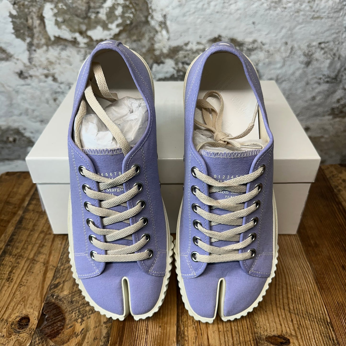 Maison Margiela Purple Tabi Sneaker Sz 9 (42) DS