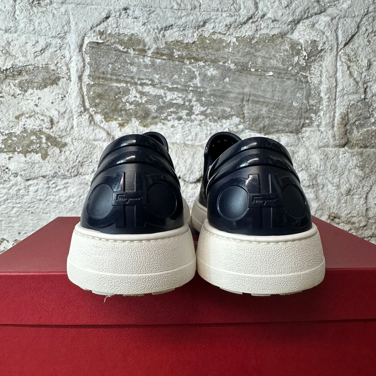 Salvatore Ferragamo Perforated Rubber Pool Sneaker Sz 11 (44)
