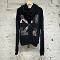 Off-White Caravaggio Angel Black Hoodie Sz M