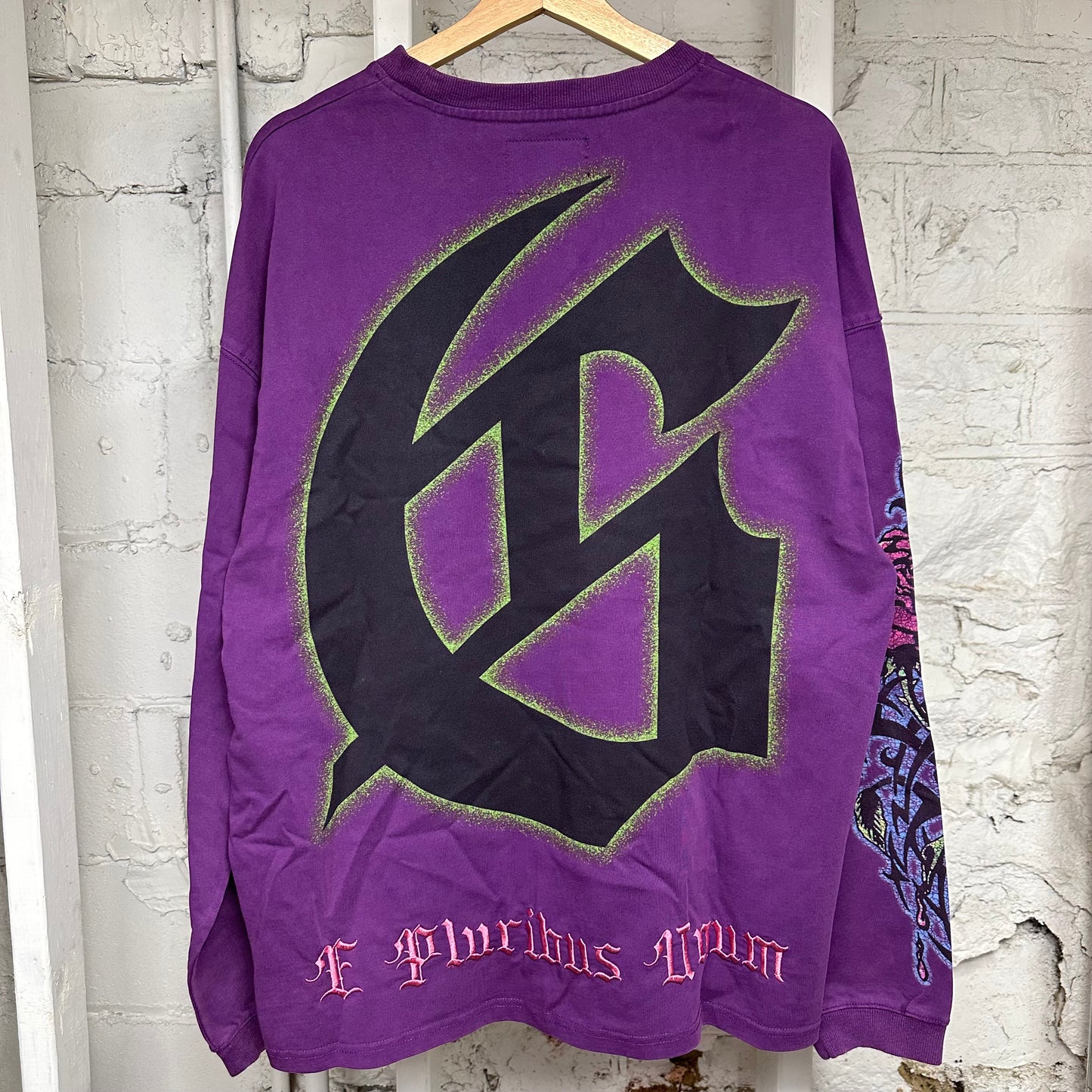 Godspeed Liberty Purple Long Sleeve T-Shirt Sz M