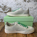 Off White Vintage Green Lace Vulc Sz 7 (40)