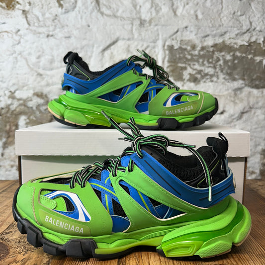 Balenciaga Track Runner Blue Green Sneaker Sz 7 (40)