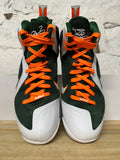 Nike Lebron 9 Miami Hurricanes Sz 11