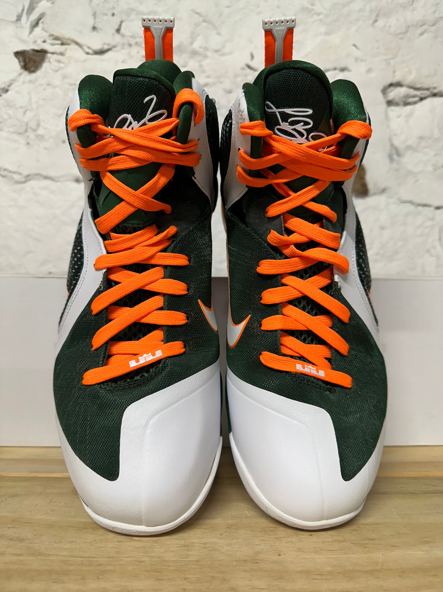 Nike Lebron 9 Miami Hurricanes Sz 11