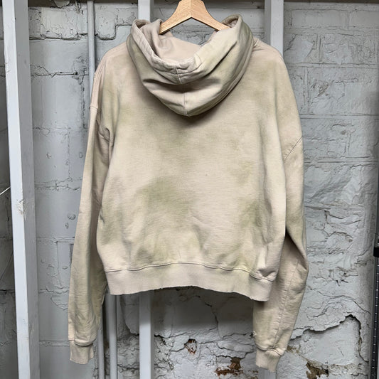 Vale Cheetah Beige Hoodie Sz M