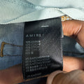 Amiri Zig Zag Light Blue Denim Jeans Sz 32