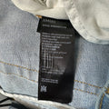 Amiri MX1 Yellow Suede Blue Denim Jeans Sz 30