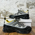 Burberry Arthur Black Grey Yellow Sneaker Sz 9 (42)