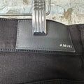 Amiri Blue Tie Dye Core Logo Black Denim Jeans Sz 34