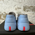 Prada Americas Cup Blue Rubber Grey Sneaker Sz 8 (41)