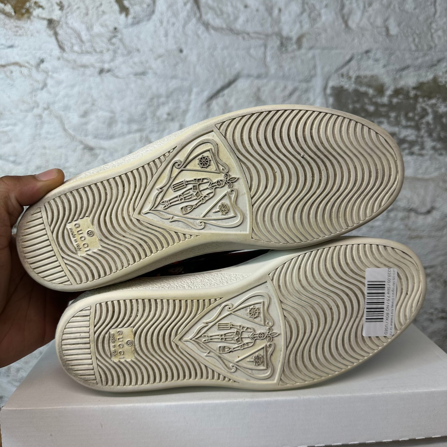Gucci GG Monogram Disney Ace Sneaker Sz 7.5